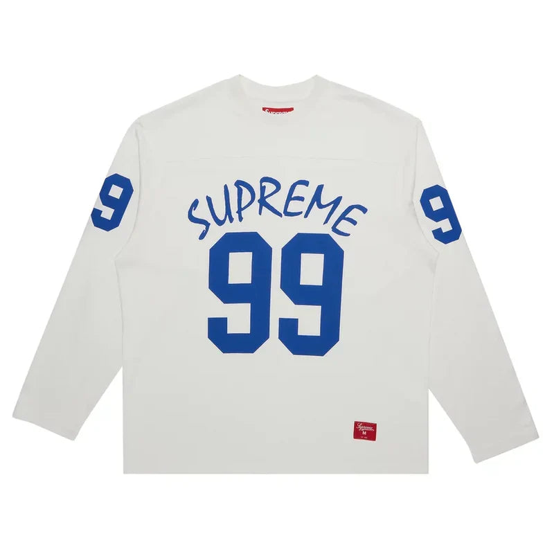 longsleeve white/blue