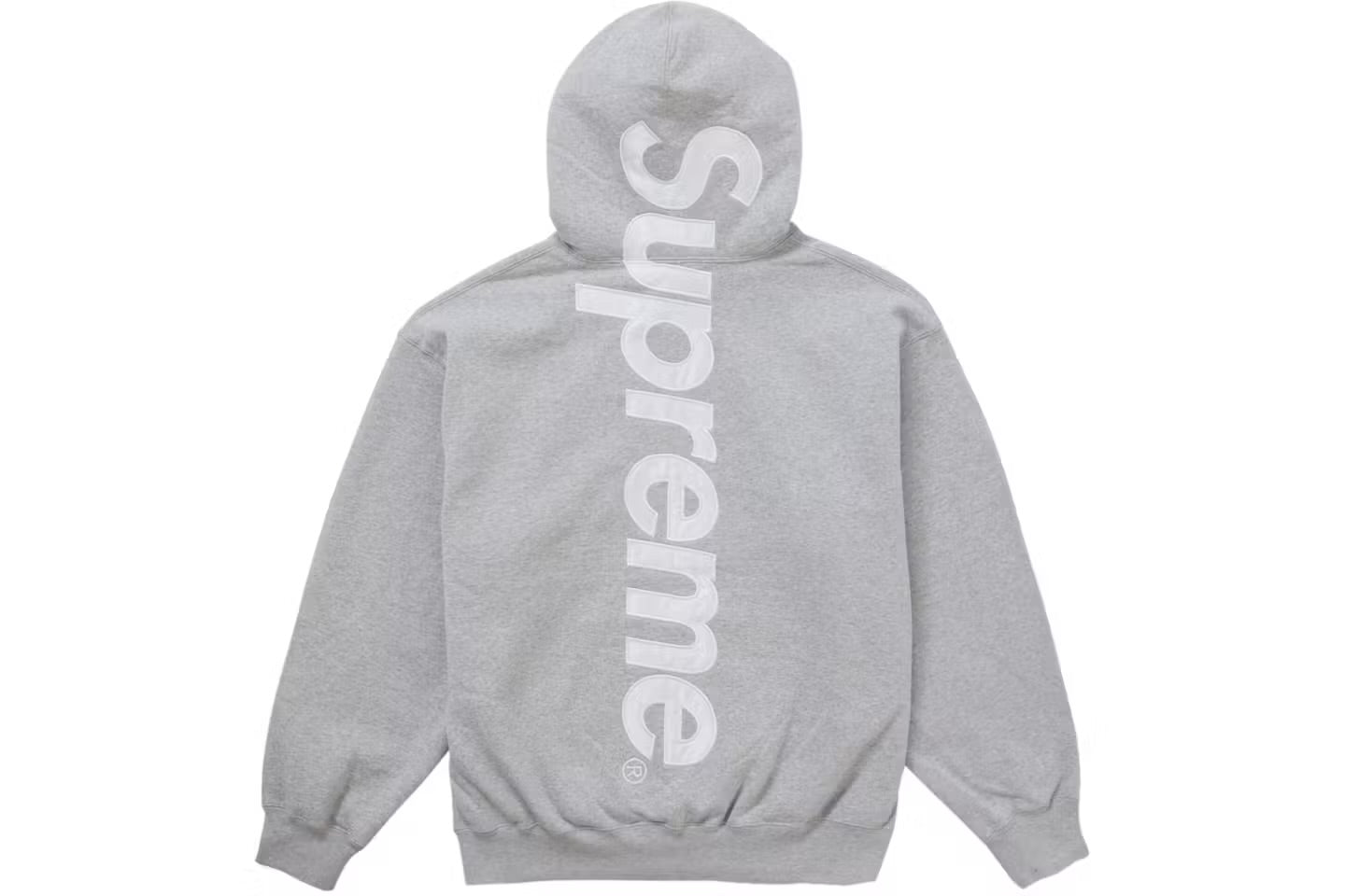 Sup appliqué hoodie grey