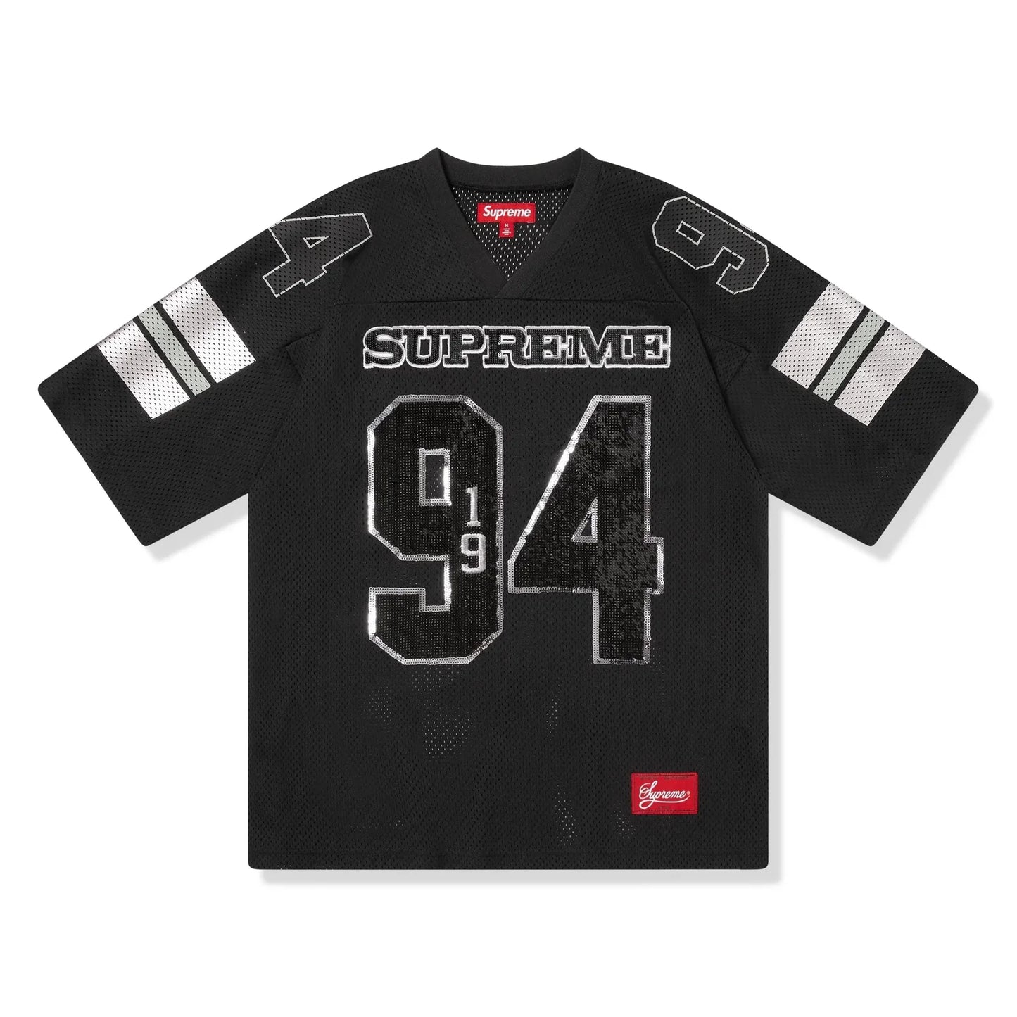 Jersey black sequin