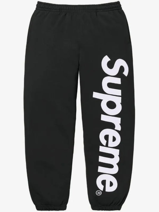 Sup appliqué joggers black
